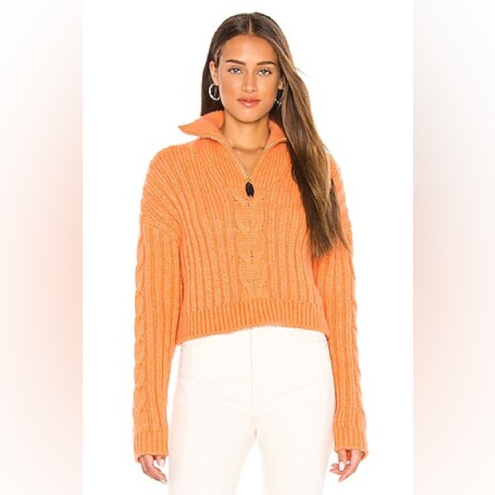 NWOT NANUSHKA Eria Pullover in Coral size XS never worn never washed - Picture 3 of 11
